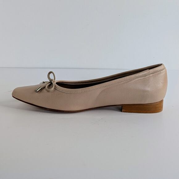 Flattered Cream Flats with Bow Detail - Picture 8 of 15
